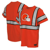 Cleveland Browns Safety Heavyweight T-Shirt - Orange for sale