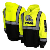 Cleveland Browns High-Visibility Safety Hooded Sweatshirt - Yellow for sale
