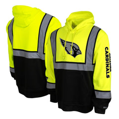 Arizona Cardinals High-Visibility Safety Hooded Sweatshirt - Yellow sale
