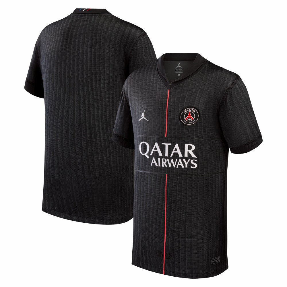 Paris Saint-Germain Jordan Brand Youth 2025/26 Fourth Replica Jersey - Black | Jordan discount