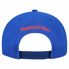 New York Islanders Mitchell & Ness Retro Script Colorblock Snapback Hat Royal