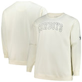Dallas Cowboys Profile Big & Tall Fleece Sweatshirt - Cream outlet