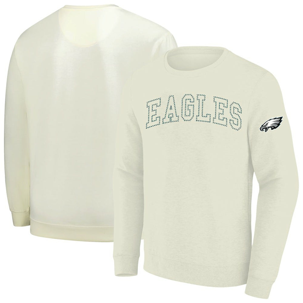 Philadelphia Eagles Profile Big & Tall Fleece Sweatshirt - Cream for sale