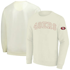 San Francisco 49ers Profile Big & Tall Fleece Sweatshirt - Cream cheap
