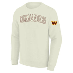 Washington Commanders Profile Big & Tall Fleece Sweatshirt - Cream on sale