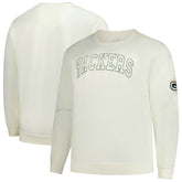 Green Bay Packers Profile Big & Tall Fleece Sweatshirt - Cream discount