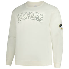 Green Bay Packers Profile Big & Tall Fleece Sweatshirt - Cream discount