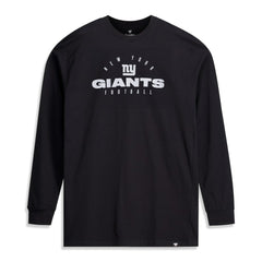 New York Giants Big & Tall Coverage Scheme Long Sleeve T-Shirt - Black discount