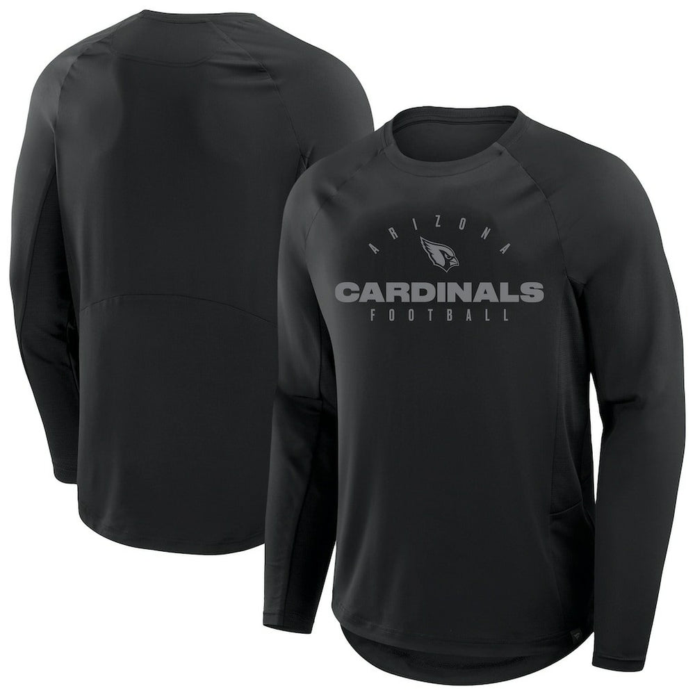 Arizona Cardinals Big & Tall Coverage Scheme Long Sleeve T-Shirt - Black discount