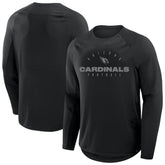 Arizona Cardinals Big & Tall Coverage Scheme Long Sleeve T-Shirt - Black discount