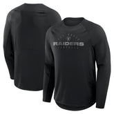 Las Vegas Raiders Big & Tall Coverage Scheme Long Sleeve T-Shirt - Black on sale