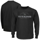 Tennessee Titans Big & Tall Coverage Scheme Long Sleeve T-Shirt - Black outlet