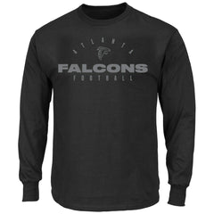 Atlanta Falcons Big & Tall Coverage Scheme Long Sleeve T-Shirt - Black online