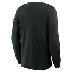 Philadelphia Eagles Big & Tall Clock Management Legacy Long Sleeve T-Shirt - Black on sale