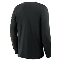 Baltimore Ravens Big & Tall Clock Management Legacy Long Sleeve T-Shirt - Black sale