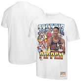 Scottie Pippen Chicago Bulls Hardwood Classics Commemorative Player Collage T-Shirt sale - White | Mitchell & Ness on sale