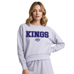 Los Angeles Kings Concepts Sport Women's Tonal Pullover Sweatshirt Light Purple