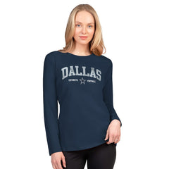 Dallas Cowboys G-III 4Her by Carl Banks Women's Best Play Long Sleeve T-Shirt - Navy outlet