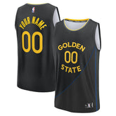 Golden State Warriors Youth Fast Break Custom Replica Jersey sale - Black sale - Statement Edition | Fanatics outlet