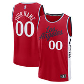 LA Clippers Youth Fast Break Custom Replica Jersey - Red - Statement Edition | Fanatics on sale