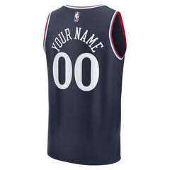 LA Clippers Youth Fast Break Custom Replica Jersey - Navy - Icon Edition | Fanatics sale