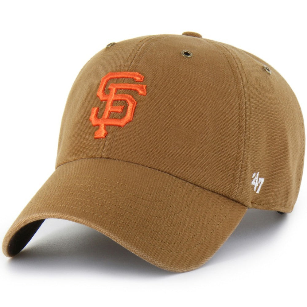 San Francisco Giants Carhartt x Clean Up Adjustable Hat - Brown | 47 brand