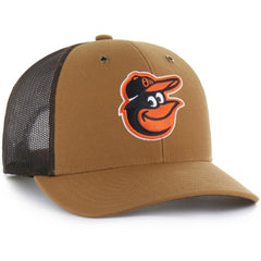 Baltimore Orioles Carhartt x Trucker Adjustable Hat - Brown | 47 brand