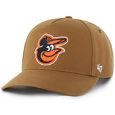 Baltimore Orioles Carhartt x Hitch Adjustable Hat - Brown | 47 brand