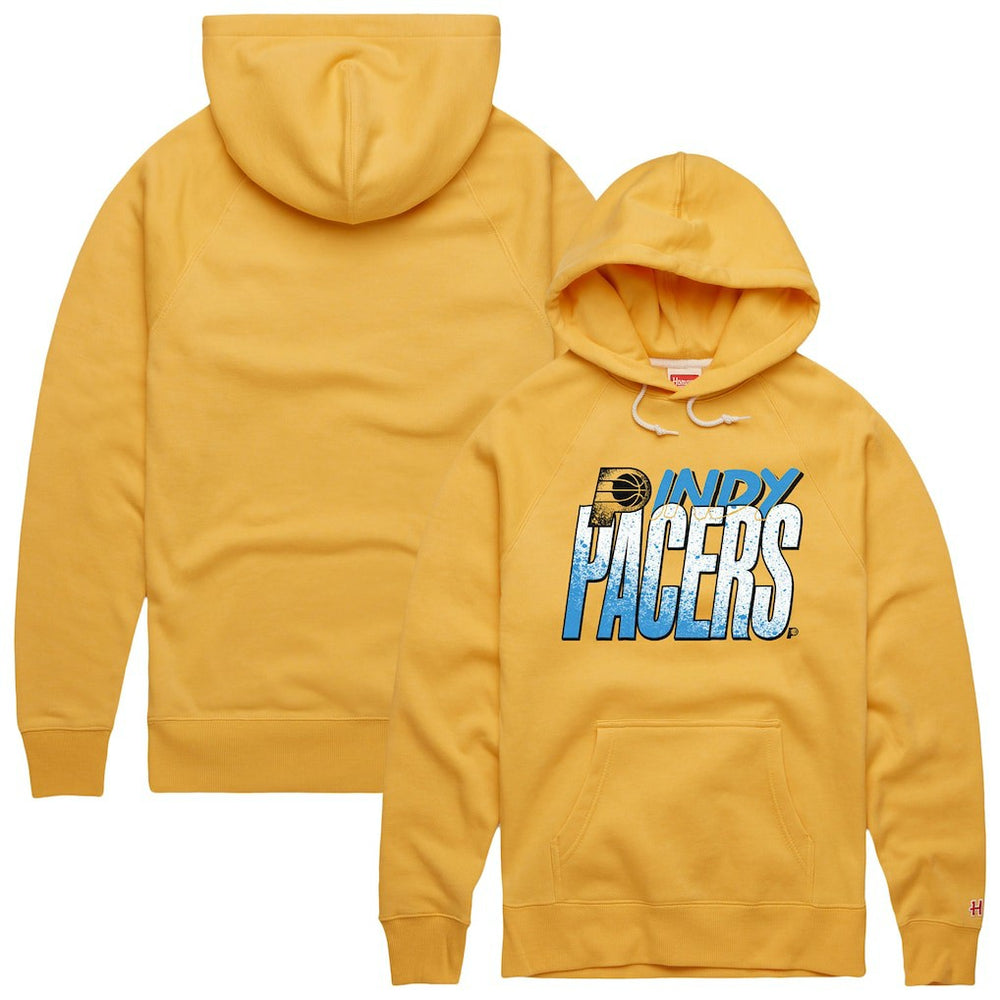 Indiana Pacers Homage Unisex Hometown Edition Tri-Blend Raglan Pullover Hoodie - Gold cheap