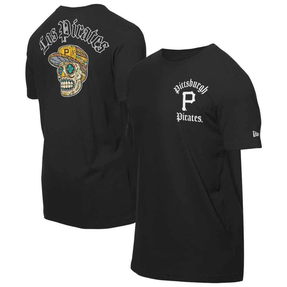 Pittsburgh Pirates Sugar Skulls T-Shirt - Black | New Era