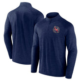 Alexander Ovechkin Washington Capitals Fanatics NHL All-Time Leading Goal Scorer GR8 895 Quarter-Zip Top Navy