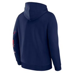 Alexander Ovechkin Washington Capitals Fanatics NHL All-Time Leading Goal Scorer Badges Pullover Hoodie Athletic Navy