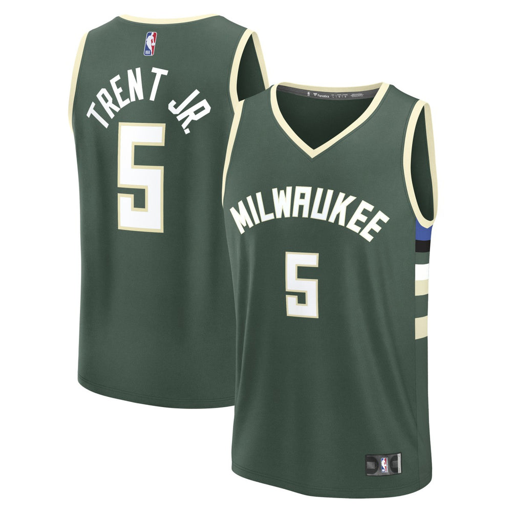 Gary Trent Jr. Milwaukee Bucks Fast Break Replica Player Jersey - Icon Edition - Hunter Green | Fanatics discount