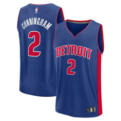 Cade Cunningham Detroit Pistons Fast Break Replica Player Jersey sale - Icon Editi- Blue | Fanatics online