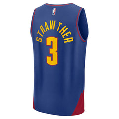 Julian Strawther Denver Nuggets Fast Break Replica Player Jersey sale - Statement Editi- Blue | Fanatics on sale
