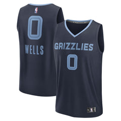 Jaylen Wells Memphis Grizzlies Fast Break Replica Player Jersey - Icon Edition - Navy | Fanatics on sale