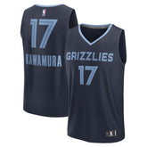 Yuki Kawamura Memphis Grizzlies Fast Break Replica Player Jersey - Icon Edition - Navy | Fanatics for sale