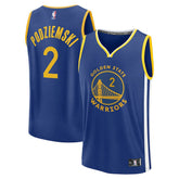 Brandin Podziemski Golden State Warriors Fast Break Replica Player Jersey sale - Icon Editi- Royal | Fanatics shop