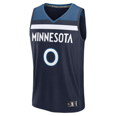 Donte DiVincenzo Minnesota Timberwolves Fast Break Replica Player Jersey - Icon Edition - Navy | Fanatics sale