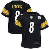 Aaron Rodgers Pittsburgh Steelers Youth Game Jersey - Black | Nike for sale