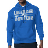 Los Angeles Dodgers Starter Team Mesh Print Graphic Pullover Hoodie - Royal
