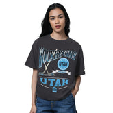 Utah Hockey Club Starter Women's Oversized Hall of Fame T-Shirt Heather Black