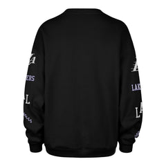 Los Angeles Lakers '47 Women's 2025/26 City Edition Go Big Oversized Sweatshirt - Black | 47 brand shop