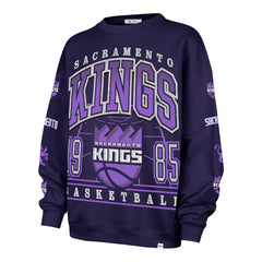 Sacramento Kings '47 Women's 2025/26 City Edition Go Big Oversized Sweatshirt - Purple | 47 brand shop