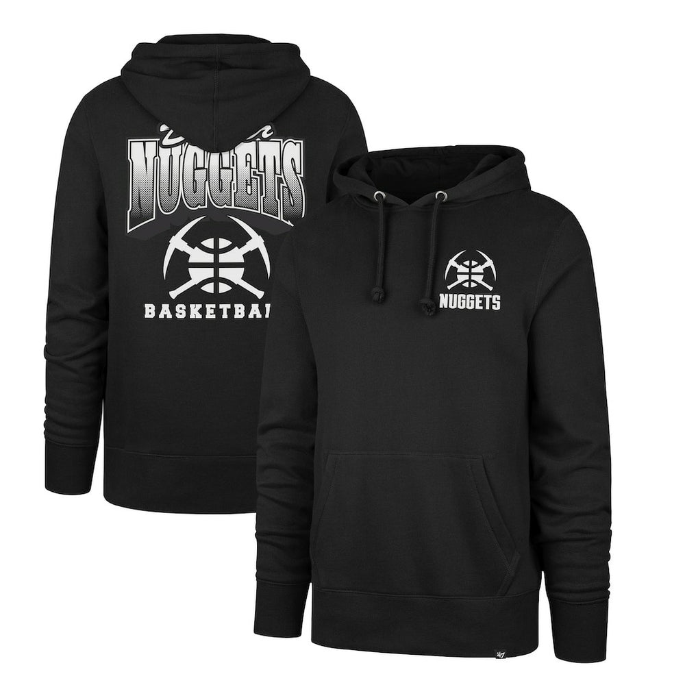 Denver Nuggets '47 2025/26 City Edition Jab Step Headline Hoodie - Black | 47 brand outlet