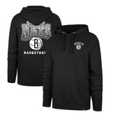 Brooklyn Nets '47 2025/26 City Edition Jab Step Headline Hoodie - Black | 47 brand for sale