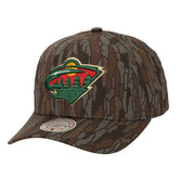 Minnesota Wild Mitchell & Ness Hidden Camo Pro Crown Adjustable Hat Camo