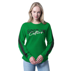 Boston Celtics G-III 4Her by Carl Banks Women's Advantage Tri-Blend Long Sleeve T-Shirt - Kelly Green discount