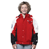 Chicago Bulls Starter Youth All Time Pro Jr. Full-Zip Hoodie Jacket - Red/Black on sale