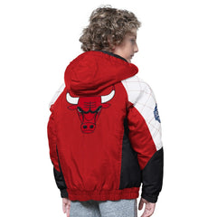 Chicago Bulls Starter Youth All Time Pro Jr. Full-Zip Hoodie Jacket - Red/Black on sale